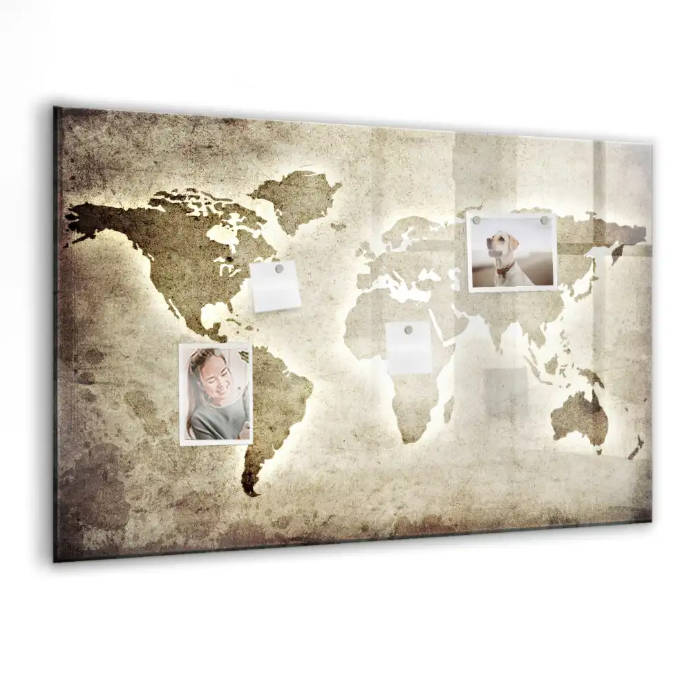 Magnetická kreslící tabule mapa světa