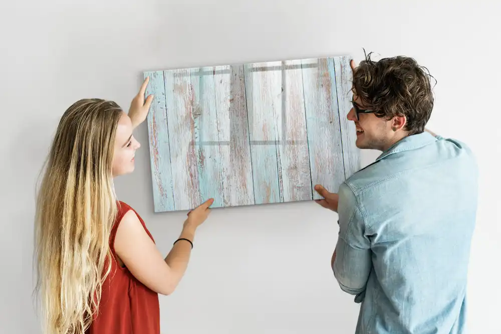 Dětská magnetická kreslící tabule ze dřeva v pastelových barvách