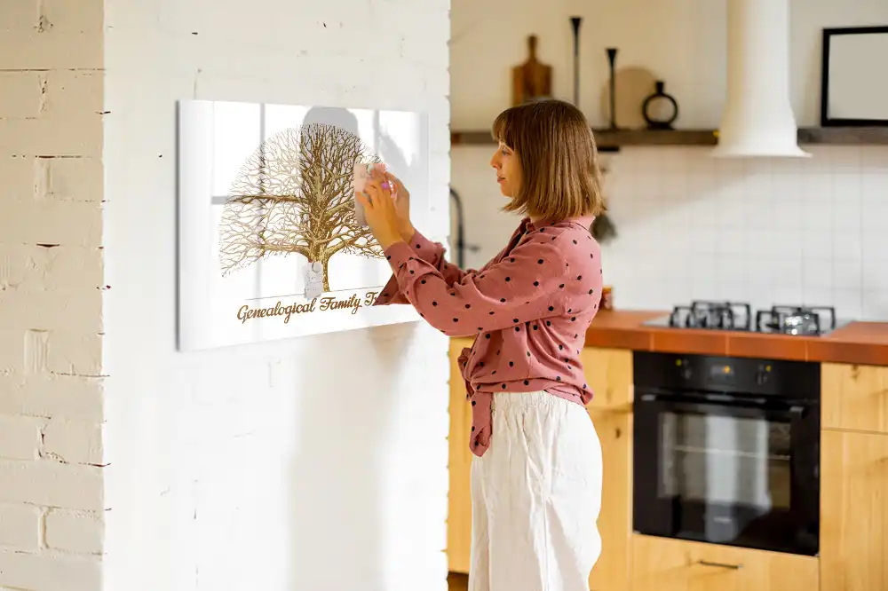 Dětská magnetická kreslící tabule s motivem rodokmenu