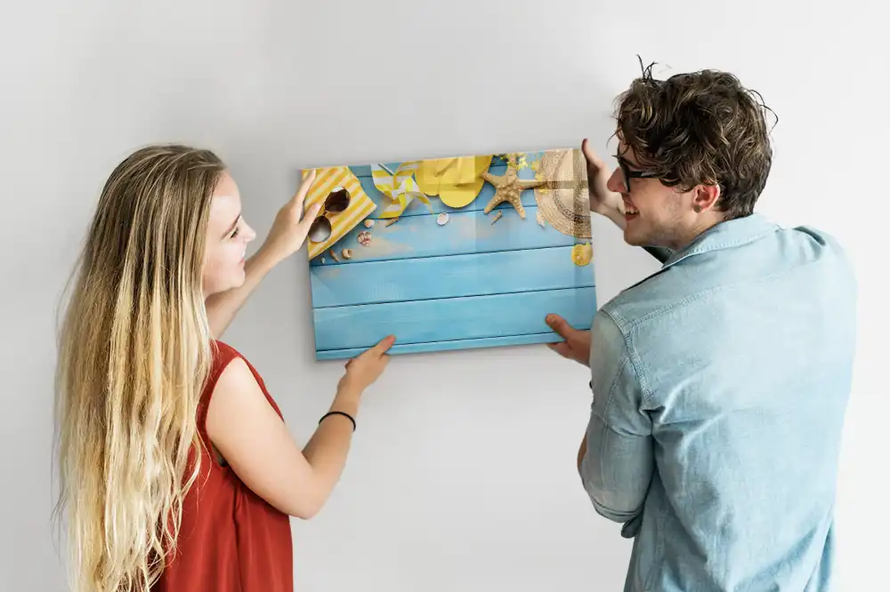 Magnetická kreslící tabulka s plážovými doplňky
