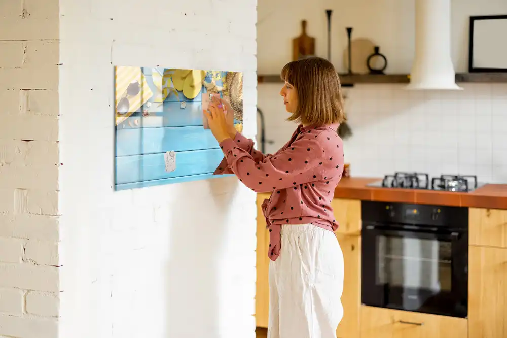 Magnetická kreslící tabulka s plážovými doplňky