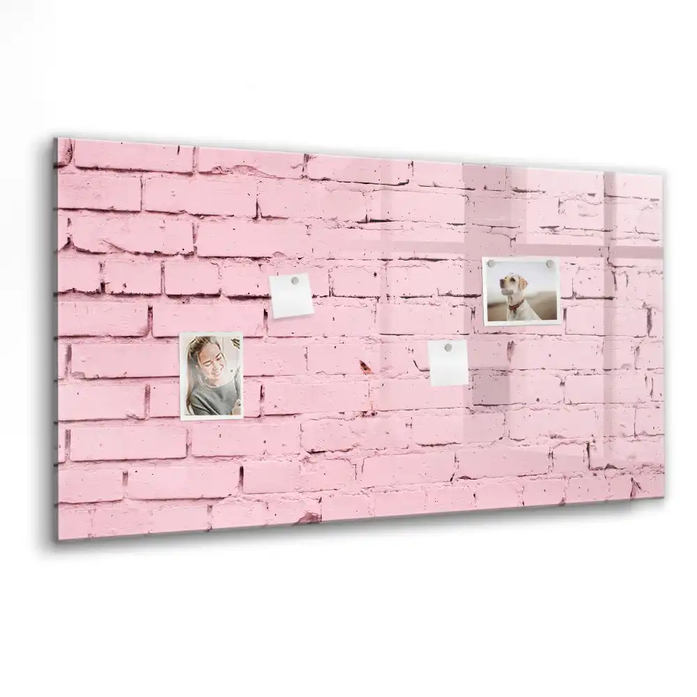 Magnetická kreslící tabule pro děti v designu červených cihel