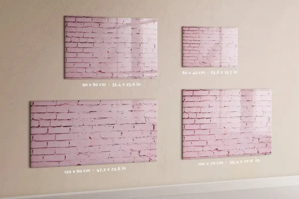 Magnetická kreslící tabule pro děti v designu červených cihel