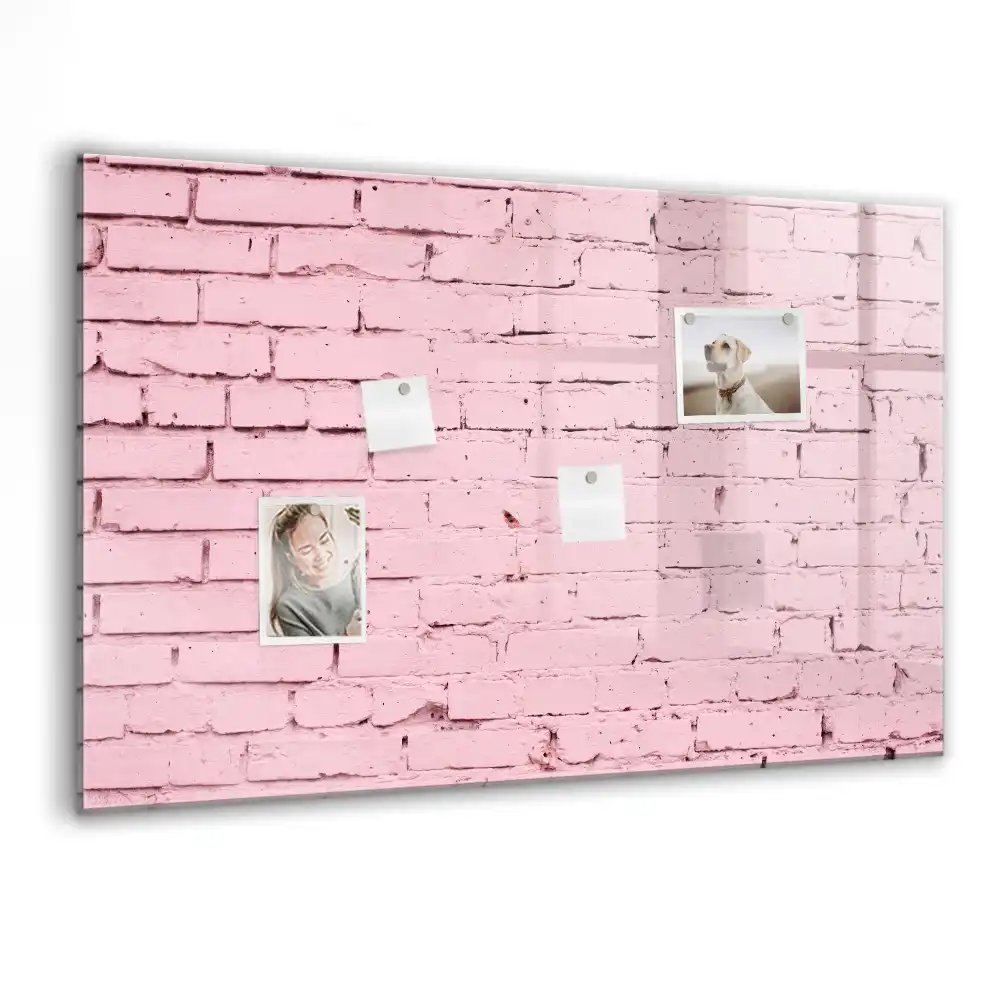 Magnetická kreslící tabule pro děti v designu červených cihel