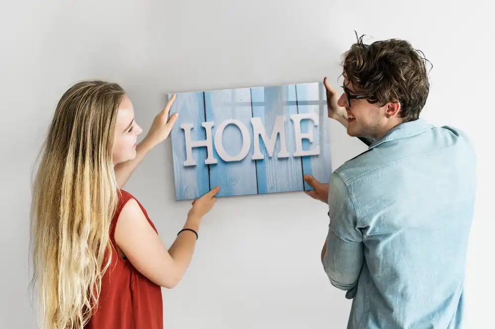 Magnetická kreslící tabule pro děti s motivem Home Sweet Home