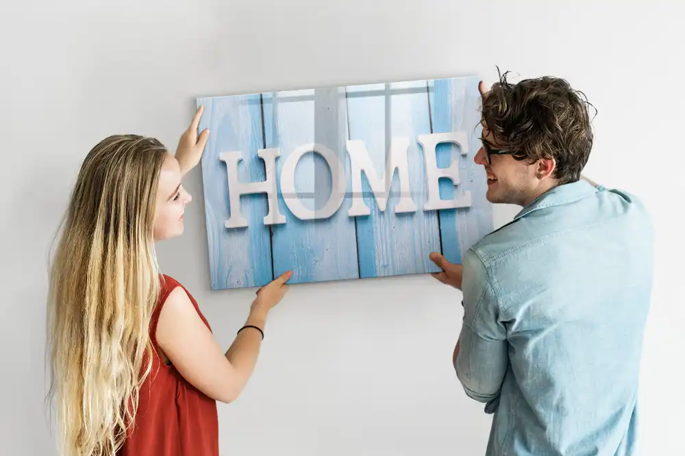 Magnetická kreslící tabule pro děti s motivem Home Sweet Home
