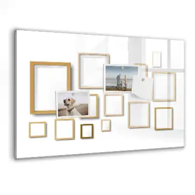 Dřevěná magnetická kreslící tabule pro děti