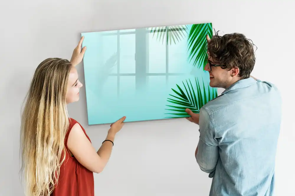 Magnetická kreslící tabule pro děti s motivem tropických rostlin