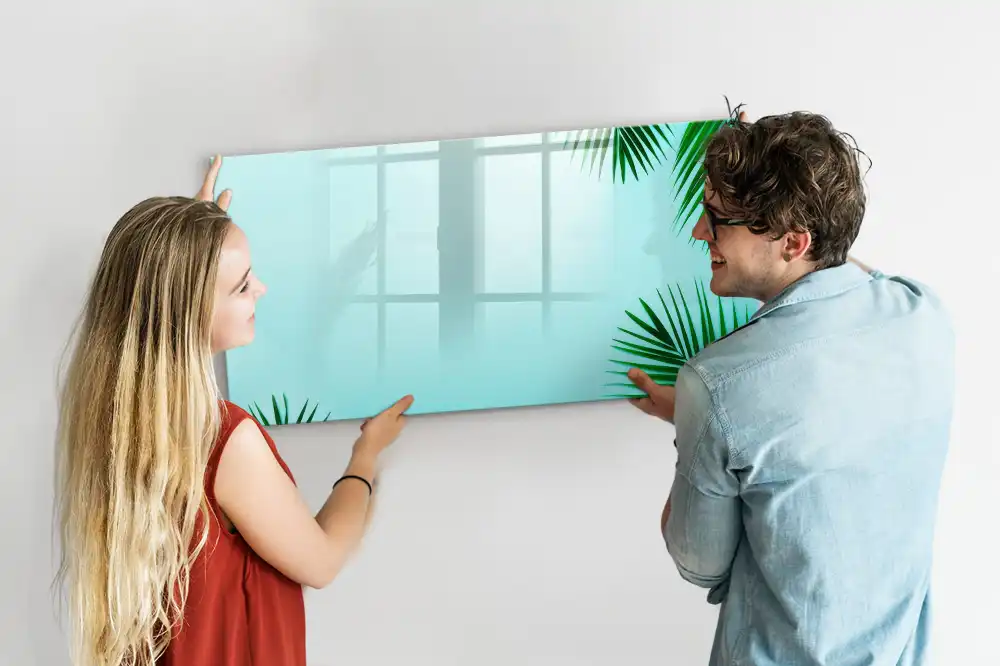 Magnetická kreslící tabule pro děti s motivem tropických rostlin