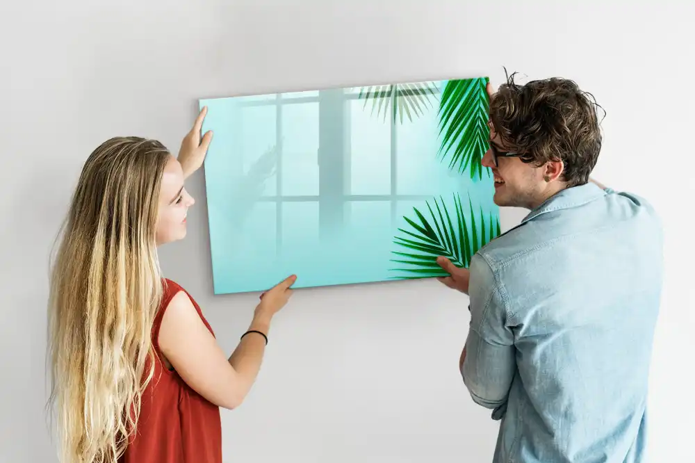 Magnetická kreslící tabule pro děti s motivem tropických rostlin