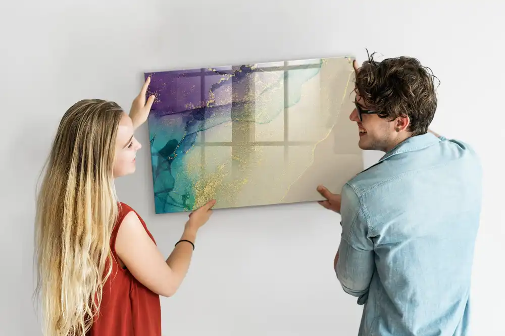 Magnetická kreslicí tabule s motivem elegantní lineární abstrakce