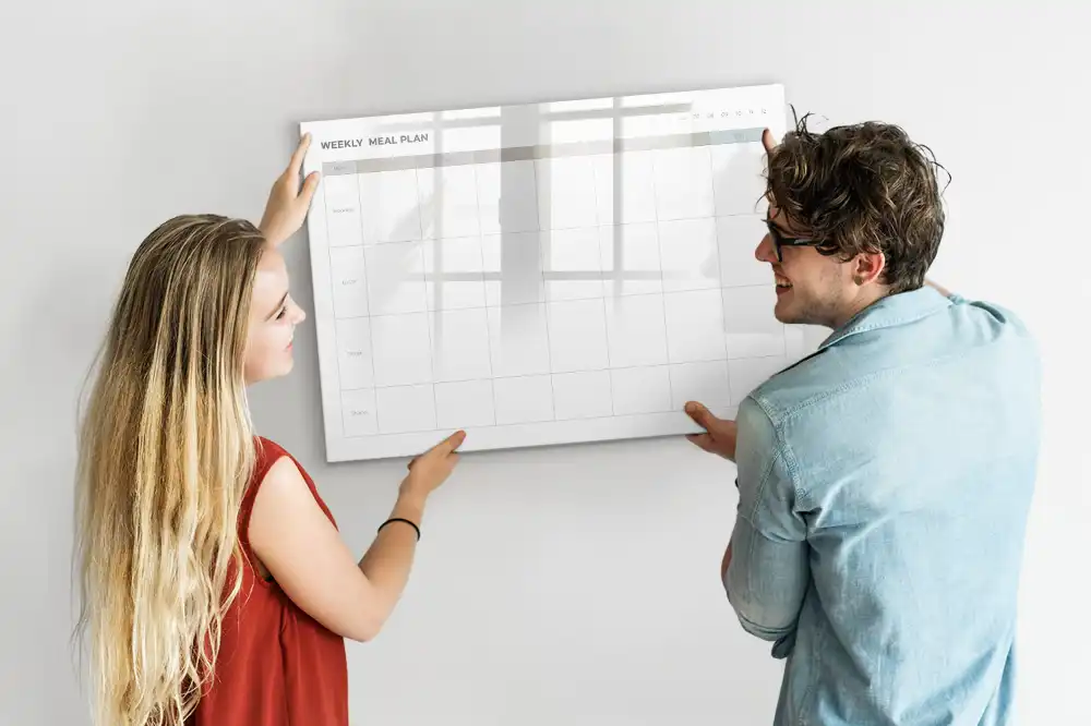 Minimalistická magnetická kreslící tabule pro děti