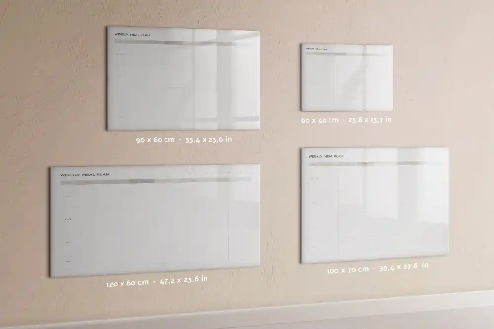 Minimalistická magnetická kreslící tabule pro děti