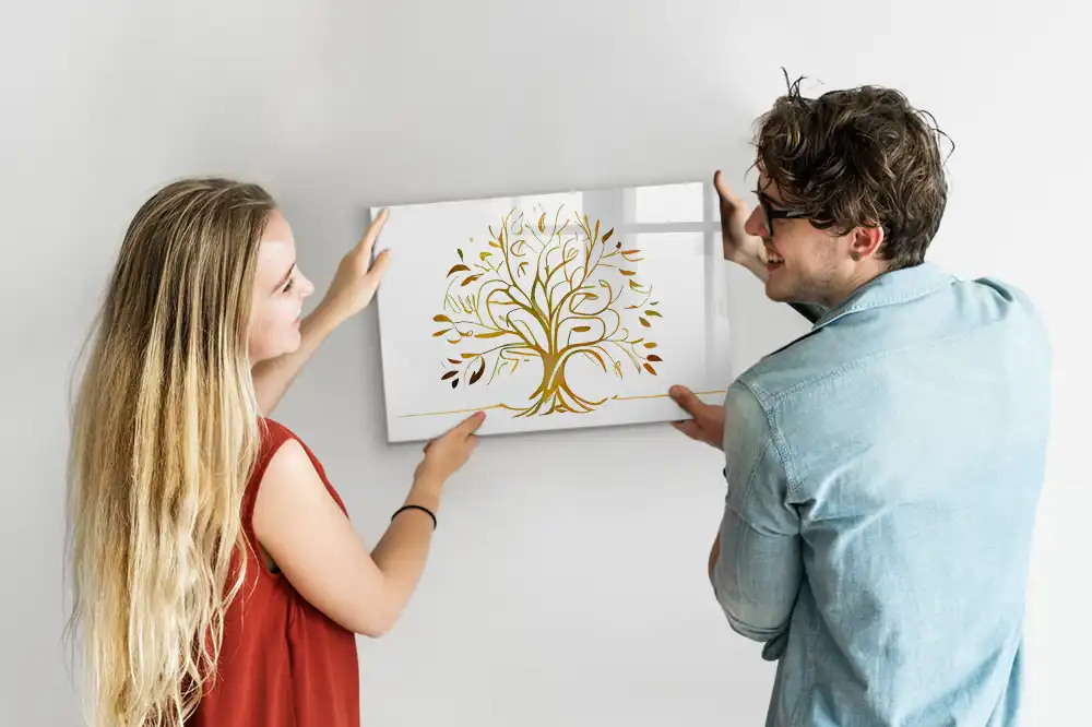Magnetická kreslící tabule pro děti Zlatý strom života