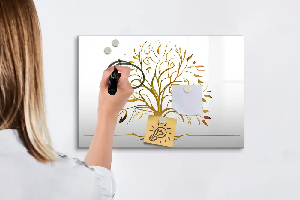Magnetická kreslící tabule pro děti Zlatý strom života