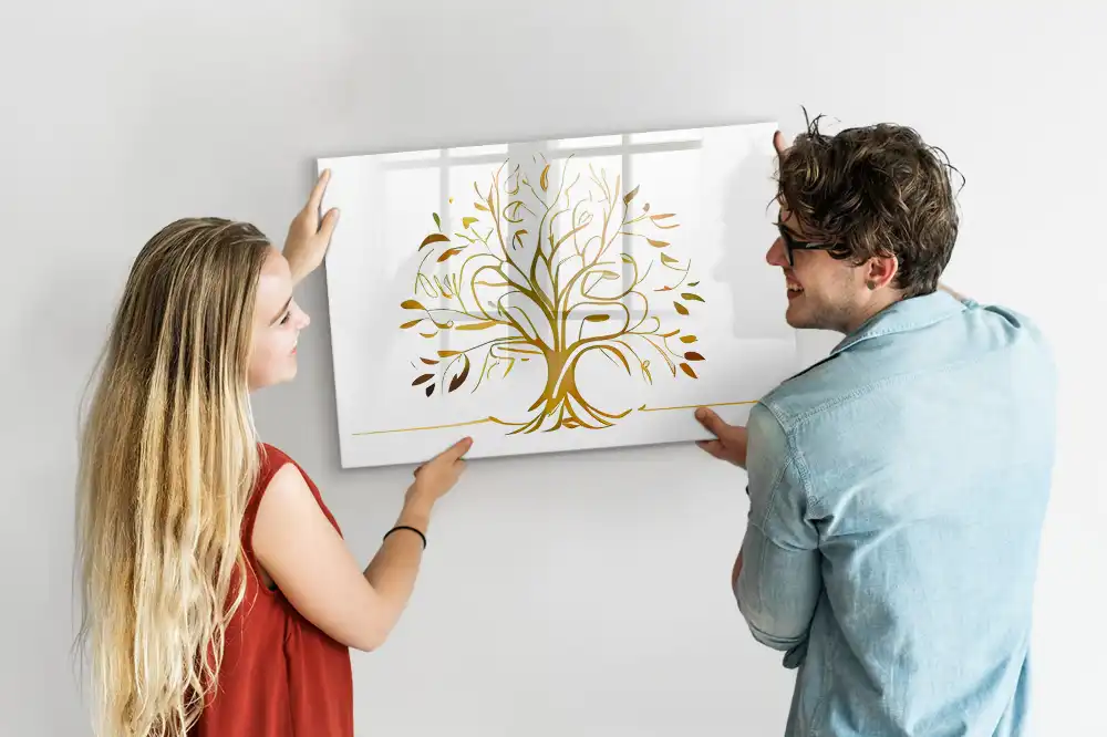 Magnetická kreslící tabule pro děti Zlatý strom života