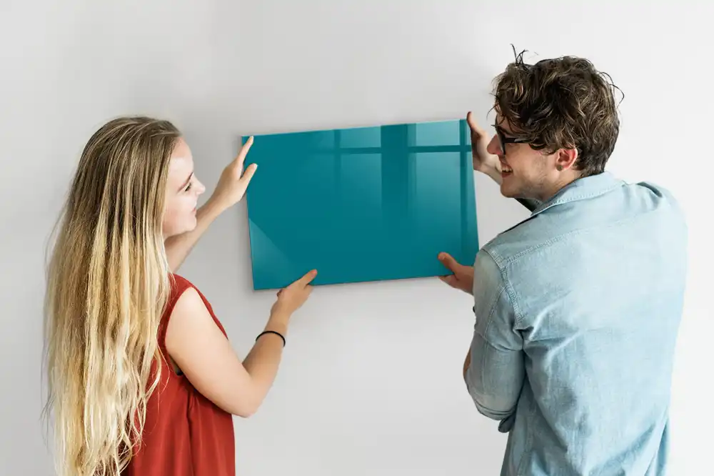 Dětská magnetická kreslící tabule v mořské barvě