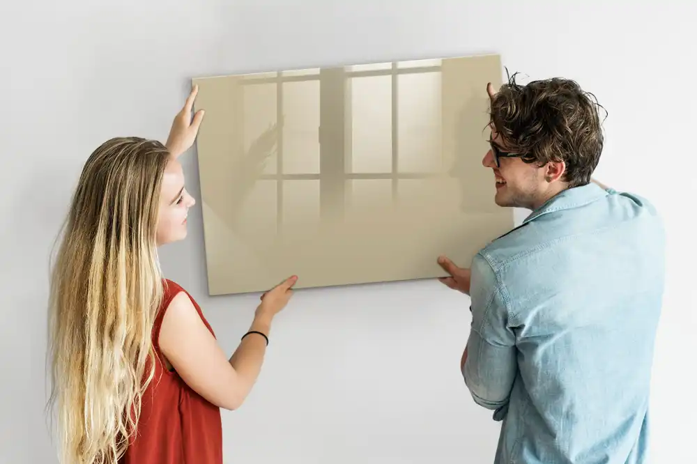 Dětská magnetická kreslící tabule v béžové barvě