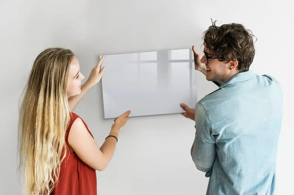 Magnetická kreslící tabule pro děti v bílé barvě