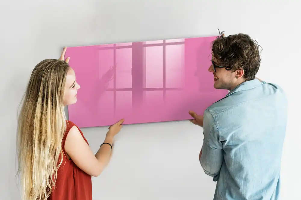 Dětská magnetická kreslící tabule růžová