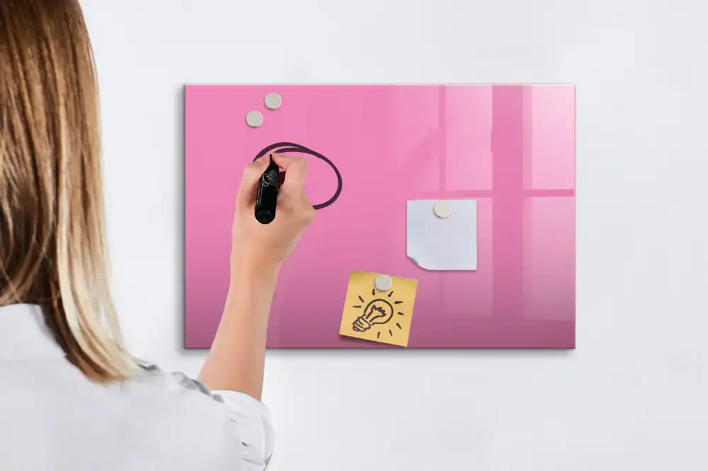 Dětská magnetická kreslící tabule růžová