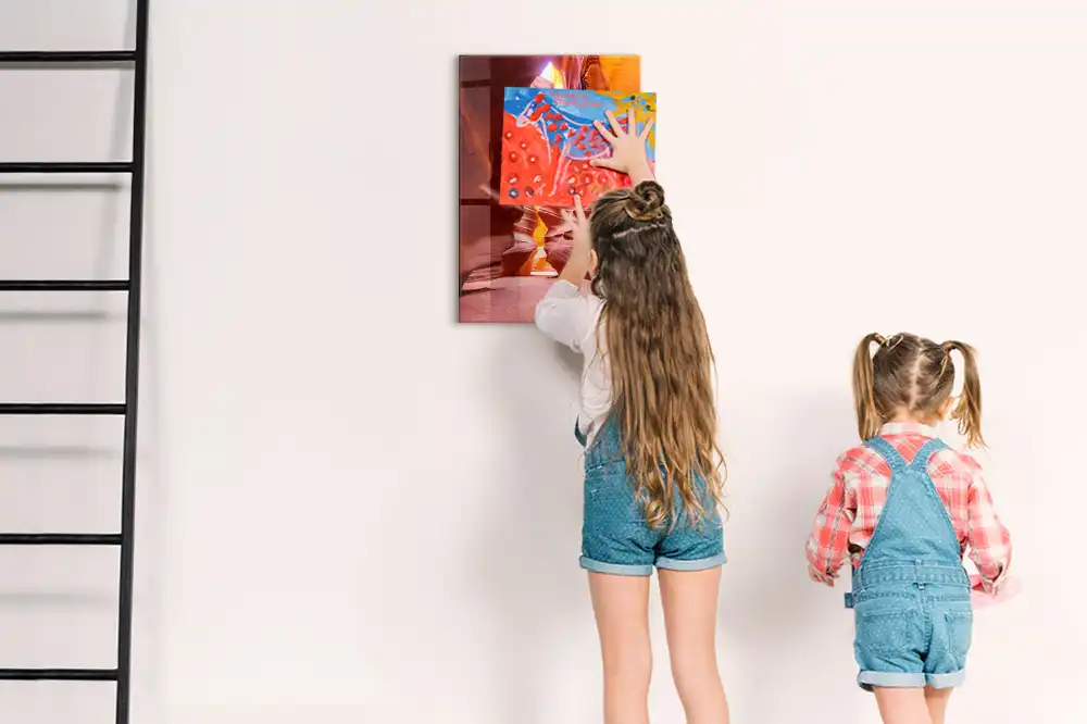 Magnetická tabule s motivem výhledu na kaňon