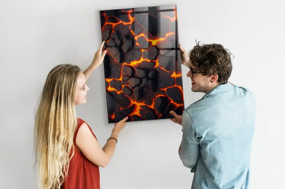 Magnetická nástěnka z vulkanické lávy