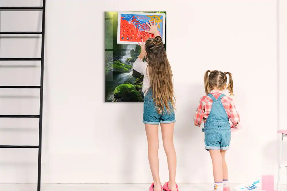 Magnetická tabule s motivem skalního vodopádu