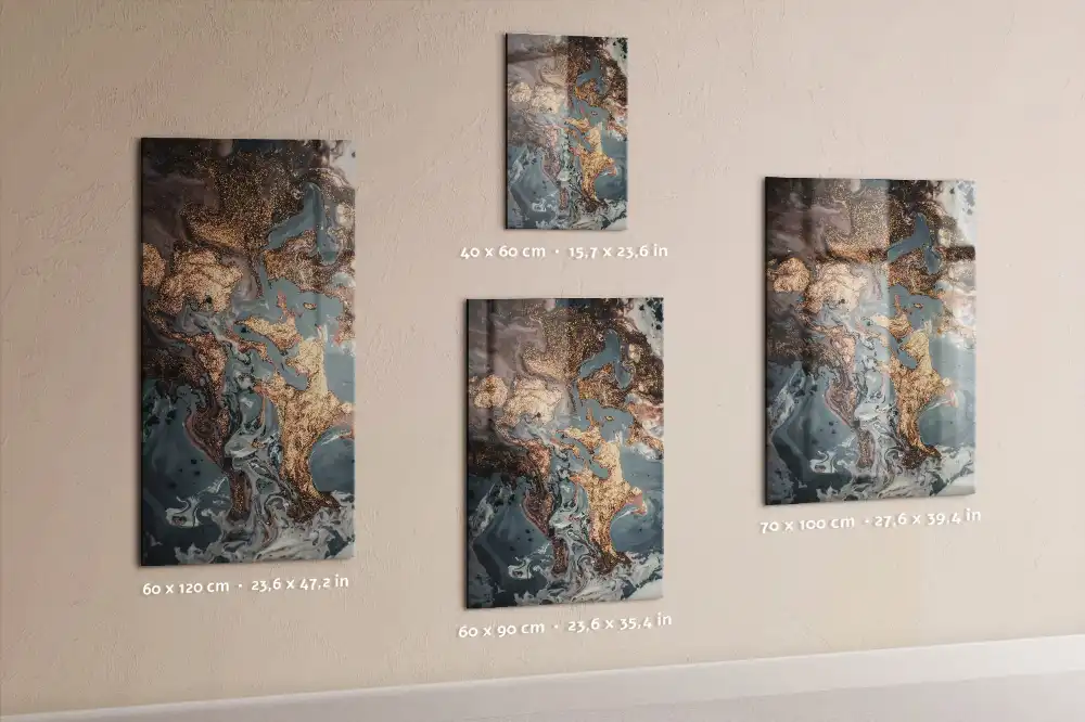 Magnetická nástěnka s motivem uměleckého mramoru