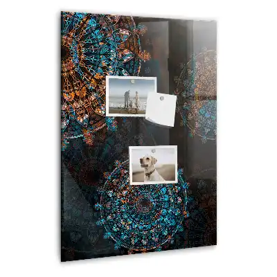 Ozdobná magnetická tabule Mandala