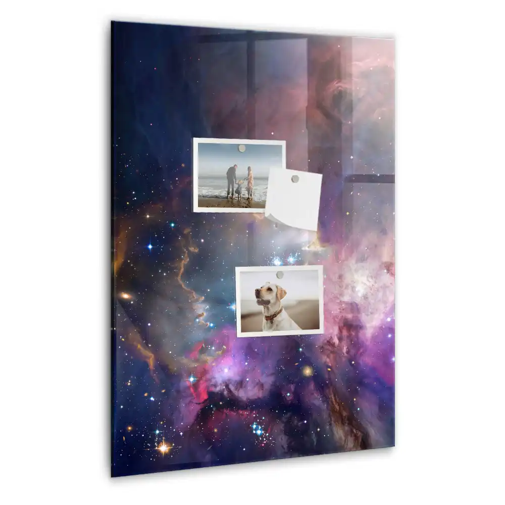 Magnetická nástěnka s motivem galaxie a vesmíru