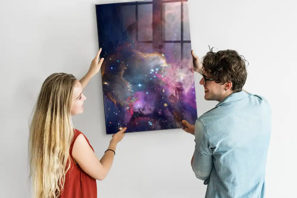 Magnetická nástěnka s motivem galaxie a vesmíru