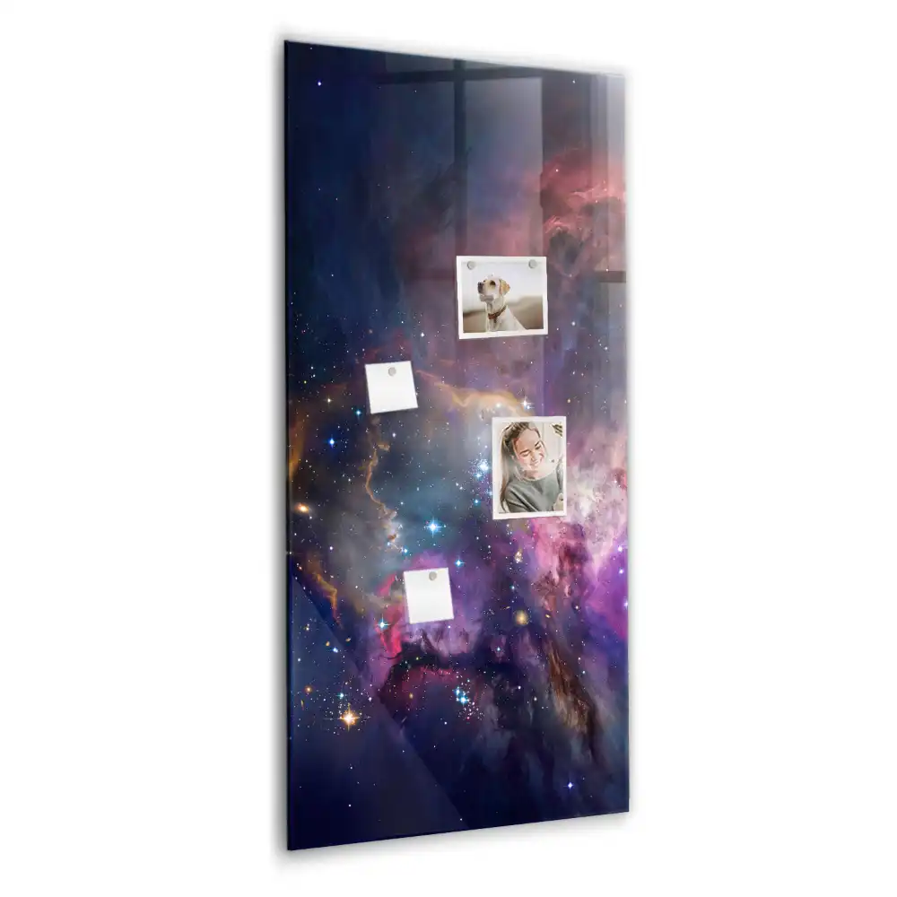 Magnetická nástěnka s motivem galaxie a vesmíru