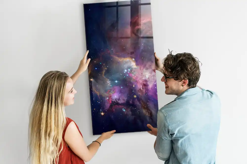 Magnetická nástěnka s motivem galaxie a vesmíru