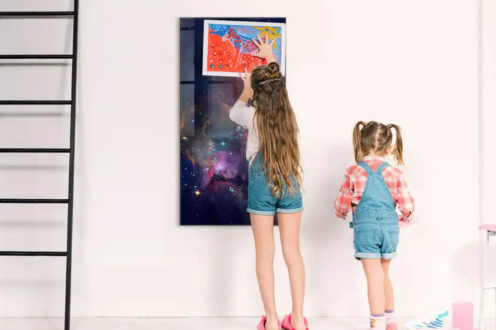 Magnetická nástěnka s motivem galaxie a vesmíru