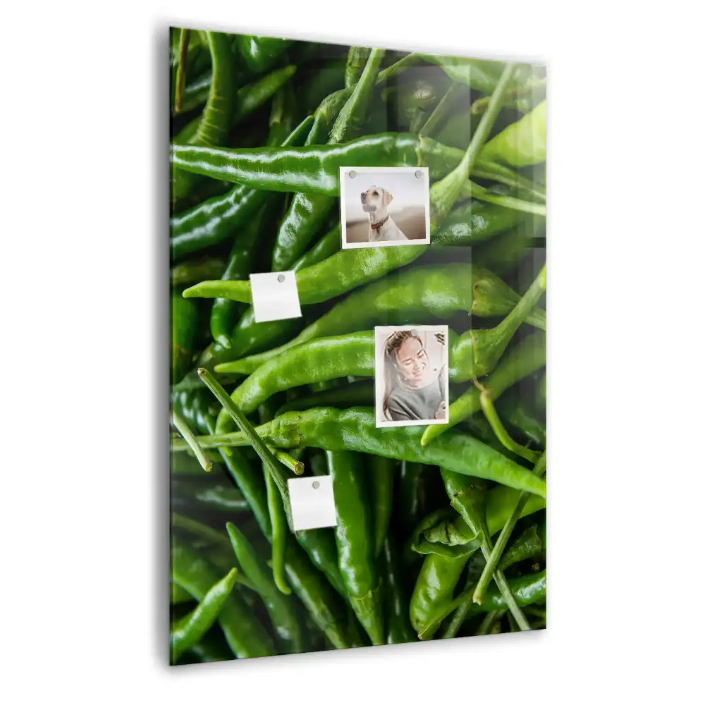 Magnetická tabule zelená paprika