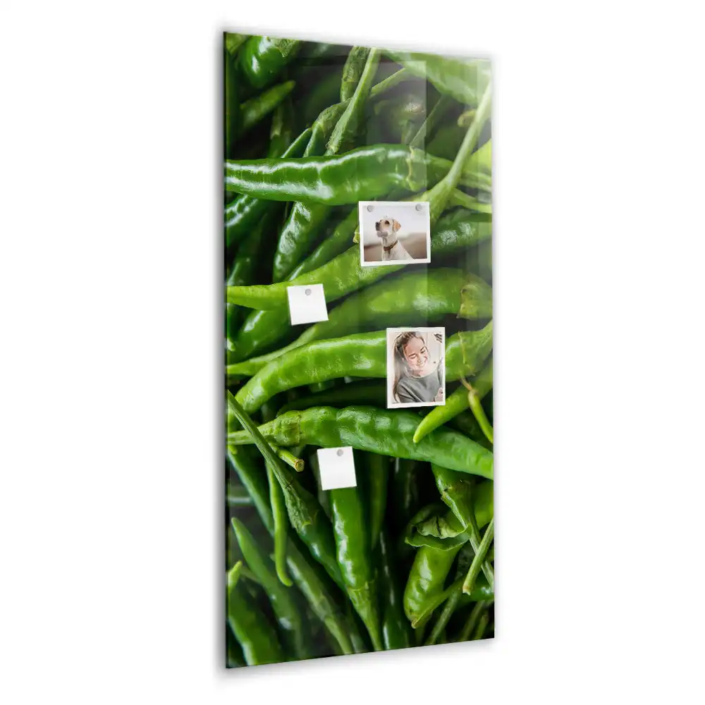 Magnetická tabule zelená paprika