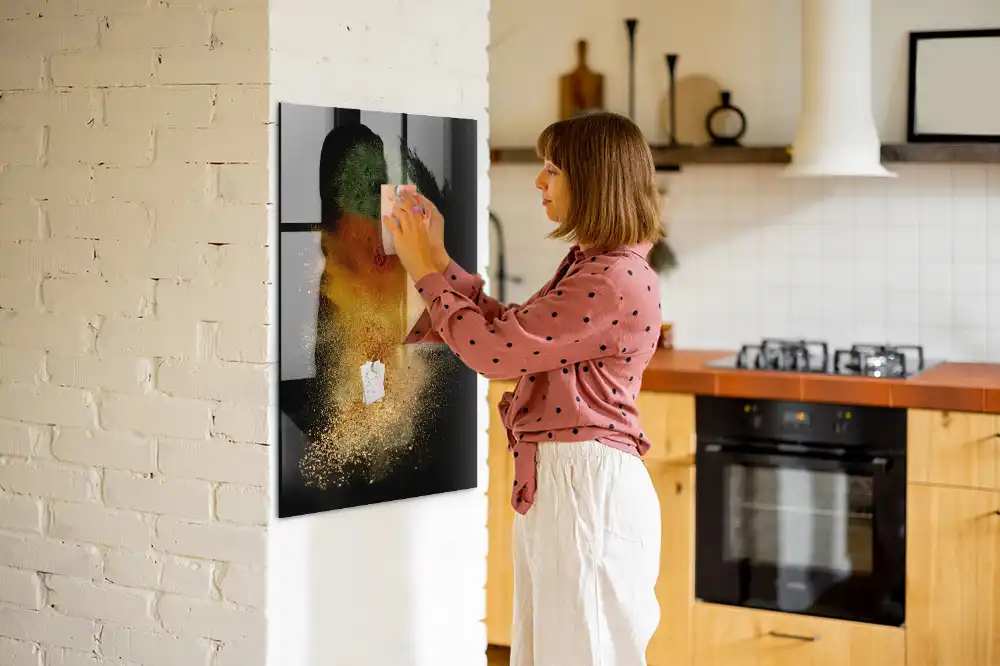 Nástěnná magnetická tabule s motivem exploze koření