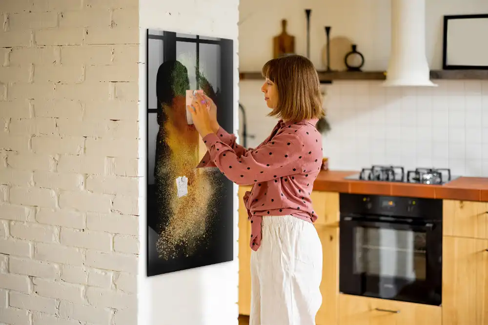 Nástěnná magnetická tabule s motivem exploze koření