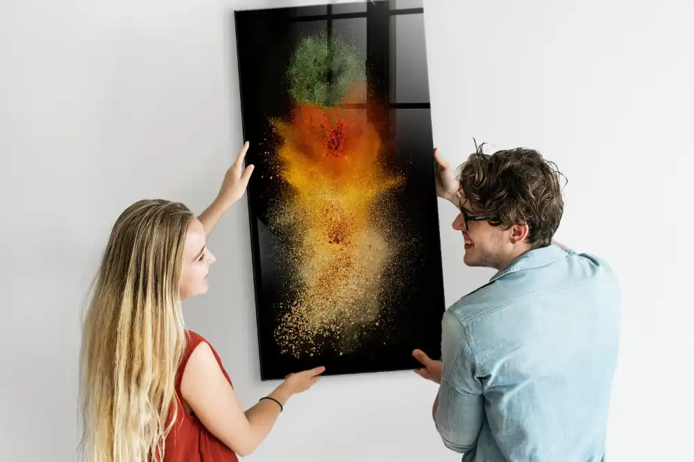 Nástěnná magnetická tabule s motivem exploze koření