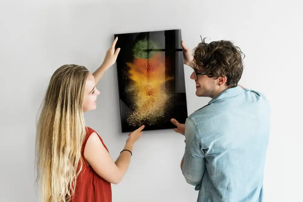 Nástěnná magnetická tabule s motivem exploze koření