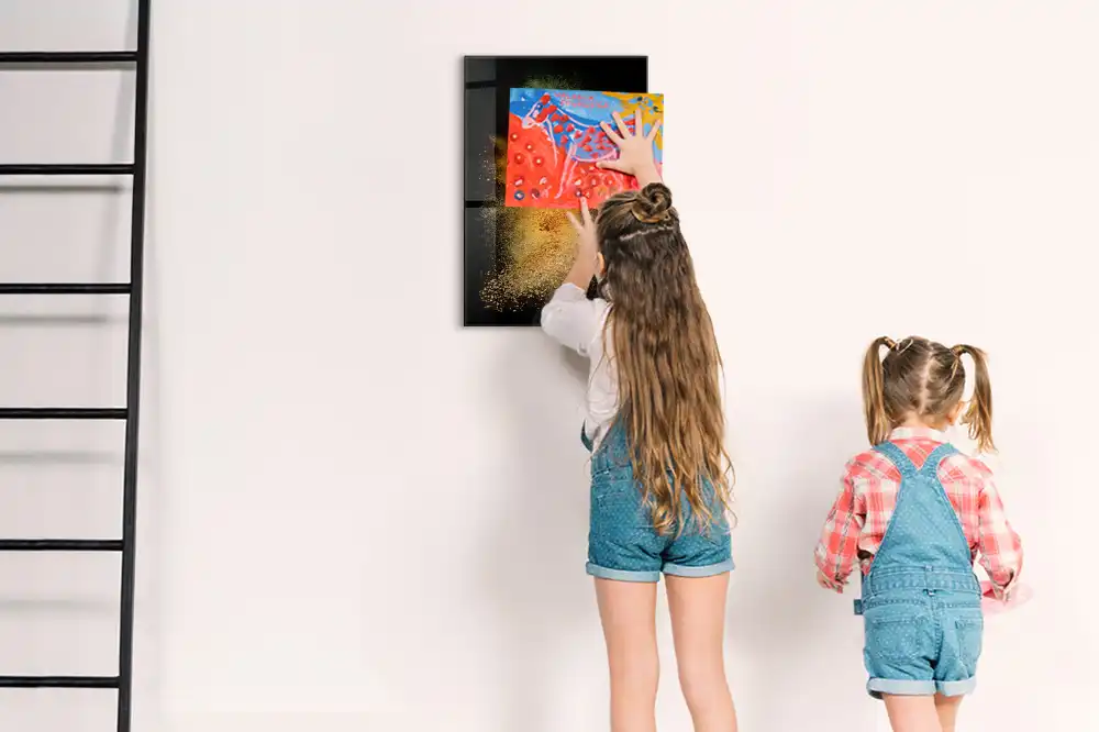 Nástěnná magnetická tabule s motivem exploze koření