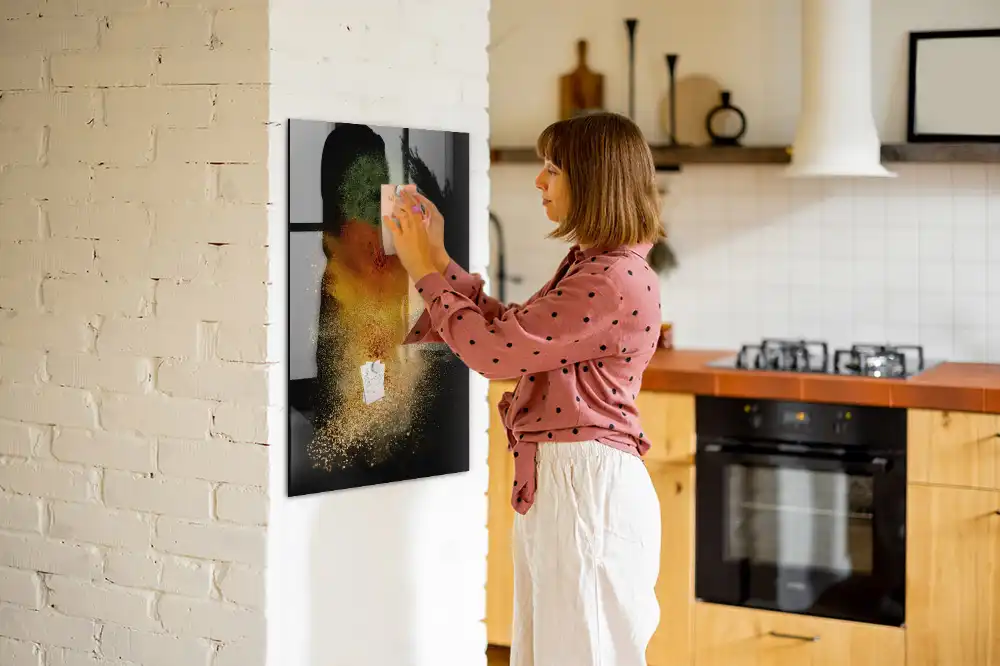 Nástěnná magnetická tabule s motivem exploze koření