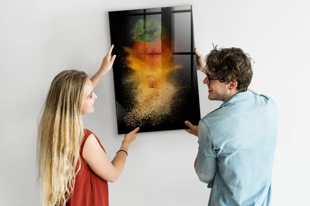 Nástěnná magnetická tabule s motivem exploze koření