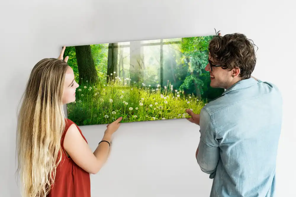Magnetická tabule na zeď s motivem jarní přírody