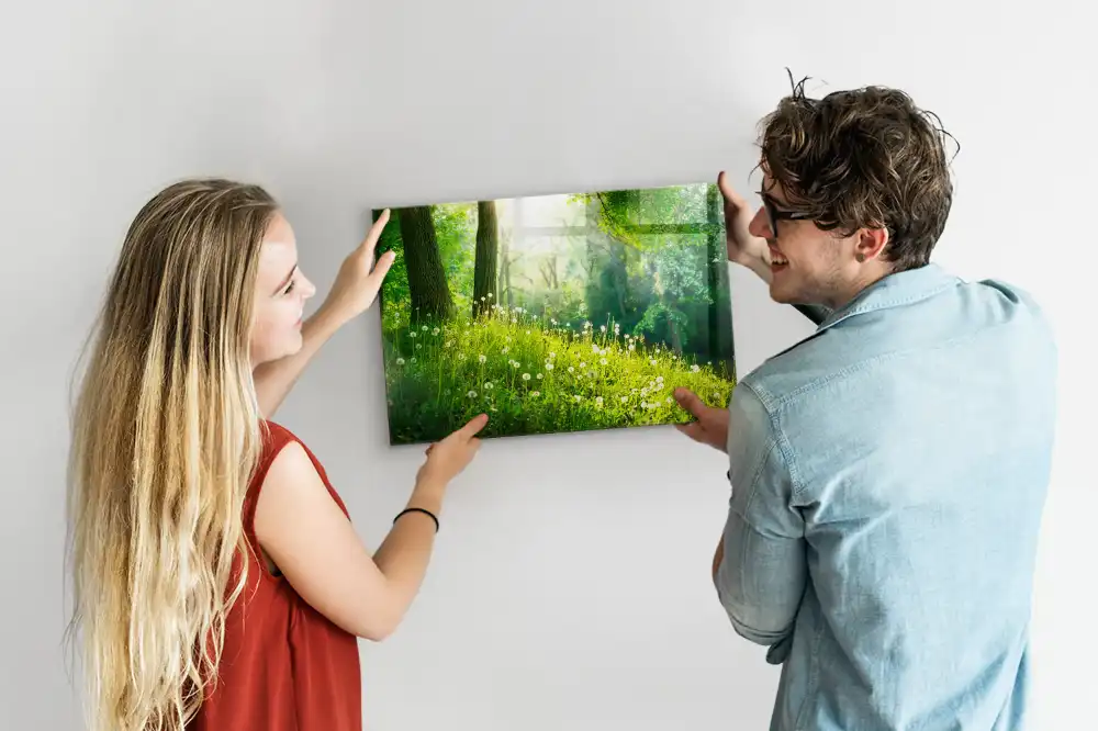 Magnetická tabule na zeď s motivem jarní přírody