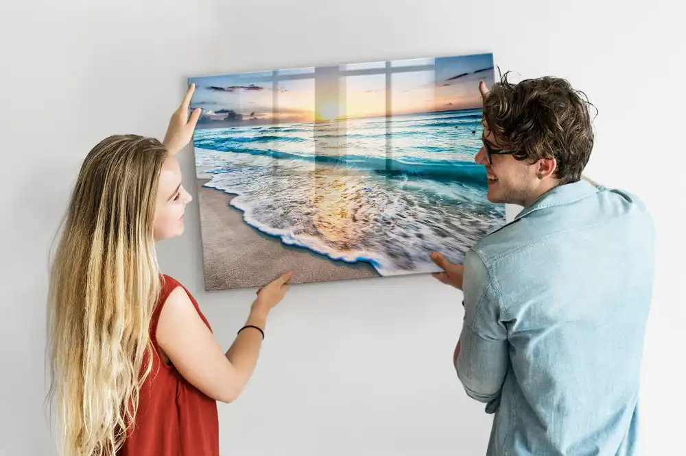 Magnetická tabule s motivem mořského pobřeží