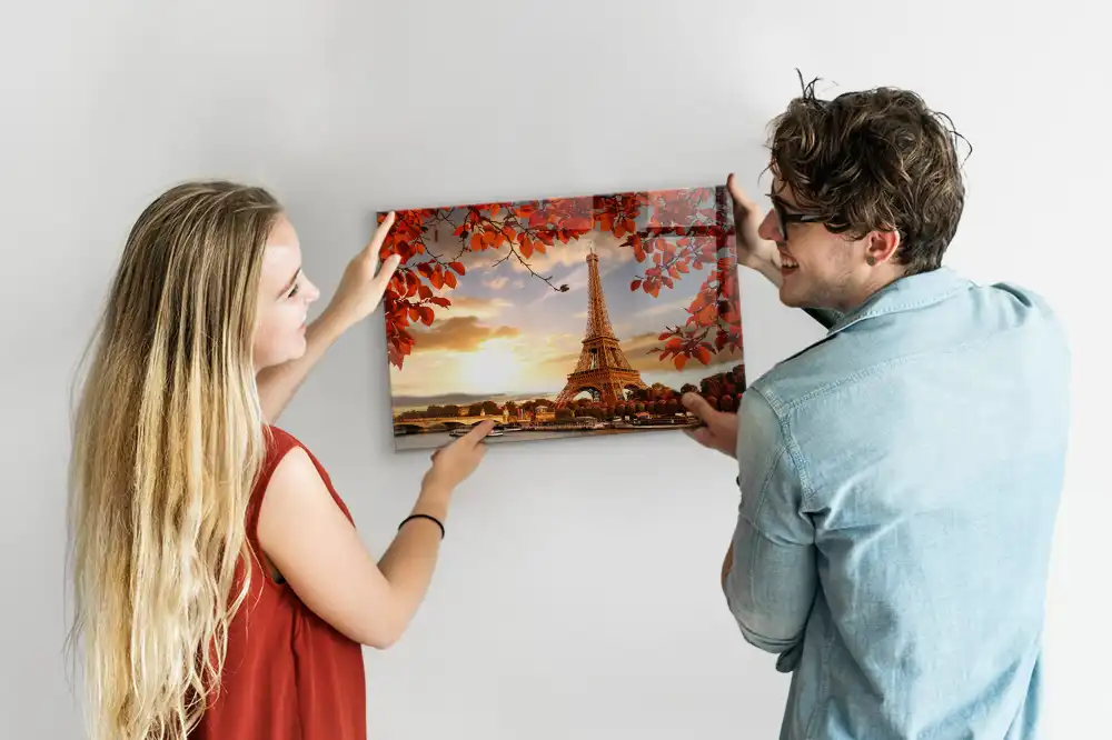 Magnetická tabule na zeď s motivem pařížské věže