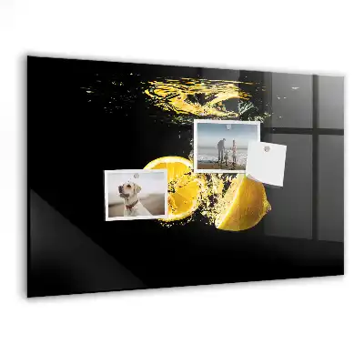 Magnetická tabule Žluté citrusy