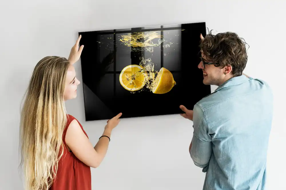 Magnetická tabule Žluté citrusy